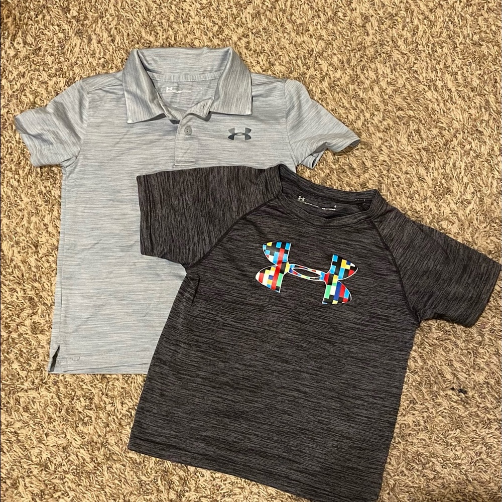 Under Armour shirts in great condition.
